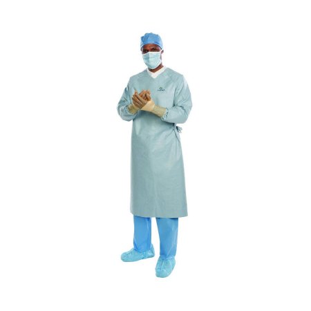 Picture of Surgical Gown with Towel Aero Chrome 2X-Large Silver Sterile AAMI Level 4 Disposable44675