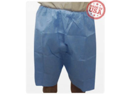 Picture of Exam Shorts 2 X-Large Blue SMS Adult Disposable7555 2XL