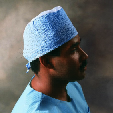 Picture of Surgeon Cap One Size Fits Most Blue Tie Closure69240
