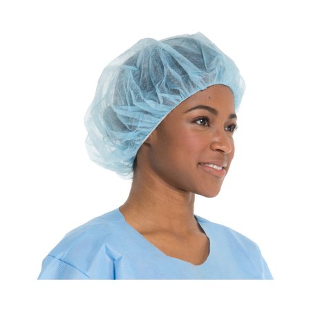 Picture of Bouffant Cap Large Blue Elastic Closure69801