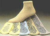 Picture of Slipper Socks Care-Steps® Large Tan Above the Ankle80104