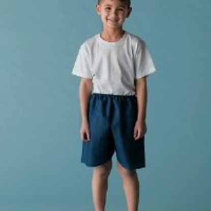 Picture of Exam Shorts MediShorts® Small Navy Blue Nonwoven Pediatric Disposable53580
