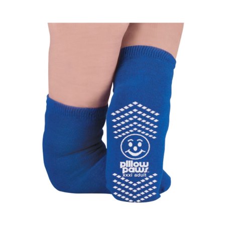 Picture of Slipper Socks Pillow Paws® Bariatric 3X-Large Royal Blue Ankle High1099