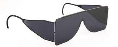 Picture of Post Mydriatic Glasses Solarettes® Flexible Temple Smoke Tint Black Frame Over Ear One Size Fits Most5108A.FGX