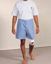 Picture of Exam Shorts Tidi® Large Blue SMS NonWoven Fabric Adult Disposable960401