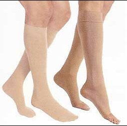 Picture of Compression Stocking JOBST® Relief® Knee High Large Beige Closed Toe114808