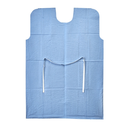 Picture of Patient Exam Gown Medium / Large Blue Disposable70228N