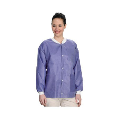 Picture of Lab Jacket ValuMax® Extra-Safe™ Blueberry X-Large Hip Length Limited Reuse3630BBXL