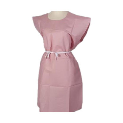Picture of Patient Exam Gown Medium / Large Mauve Disposable70223N