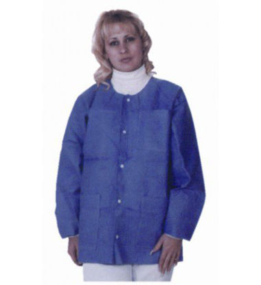Picture of Lab Jacket ValuMax® Extra-Safe™ Blueberry Small Hip Length Limited Reuse3630BBS