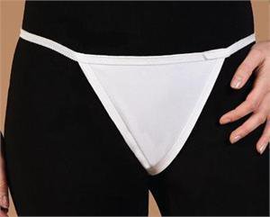 Picture of Thong Panty Black One Size Fits Most DisposableT-655WHT