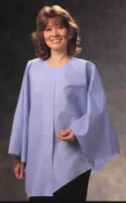 Picture of Exam Cape Blue One Size Fits Most Front Opening Without Closure15568