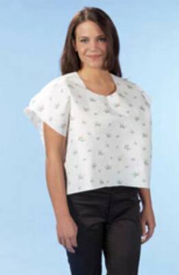 Picture of Exam Cape Wildflower Print One Size Fits Most Front / Back Opening Without Closure Female70209N