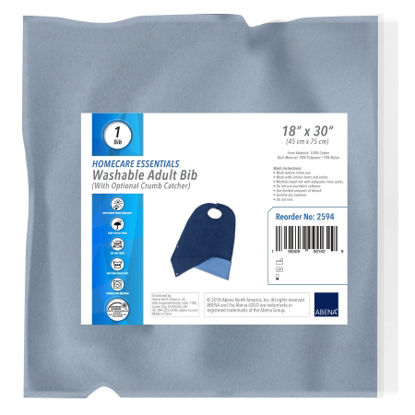 Picture of Bib Abena Snap Closure Reusable Cotton / Polyester / Nylon2594