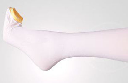 Picture of Anti-embolism Stocking LifeSPAN® Knee High X-Large / Long White Inspection Toe558-04