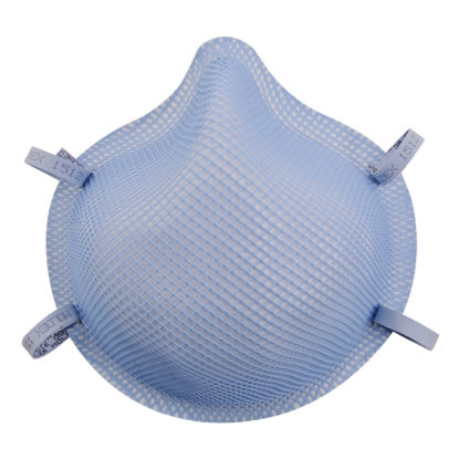 Picture of Particulate Respirator / Surgical Mask Moldex® Medical N95 Cup Elastic Strap Small Blue NonSterile ASTM Level 31511