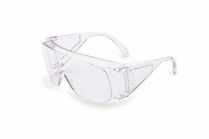 Picture of Safety Glasses Uvex Ultra-spec 1000 Wraparound Uncoated Clear Tint Polycarbonate Lens Clear Frame Over Ear One Size Fits MostS300CS