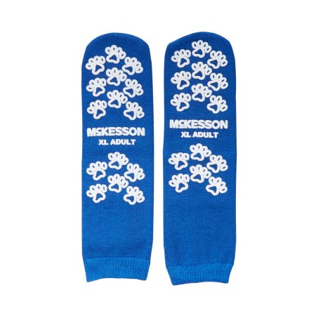 Picture of Slipper Socks McKesson Terries™ X-Large Royal Blue Above the Ankle40-3816-001