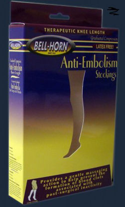 Picture of Anti-embolism Stocking Bell-Horn® Knee High Medium Black Closed Toe11300M