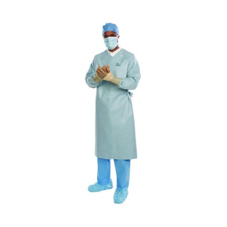 Picture of Surgical Gown with Towel Aero Chrome X-Large / X-Long Silver Sterile AAMI Level 4 Disposable44679