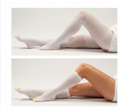 Picture of Anti-embolism Stocking VenaFlow® AES Thigh High Large / Regular Blue Inspection Toe501R-4