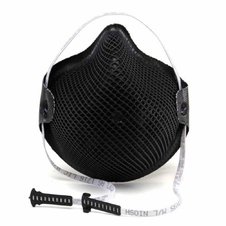 Picture of Particulate Respirator Mask Moldex® 2600 Series Special Ops™ Industrial N95 Cup Elastic Strap Medium / Large Black NonSterile Not RatedM2600N95