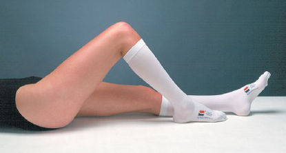 Picture of Anti-embolism Stocking T.E.D.™ Knee High 3X-Large / Regular White Open Toe7472LF