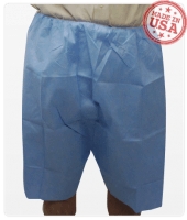 Picture of Exam Shorts 4 X-Large Blue SMS Adult Disposable7555 4XL