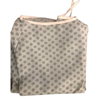 Picture of Patient Exam Gown One Size Fits Most Blue Print ReusableV61-0101PT