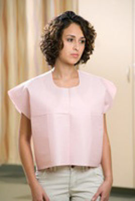 Picture of Exam Cape Blue One Size Fits Most Front / Back Opening Without Closure Unisex70219N