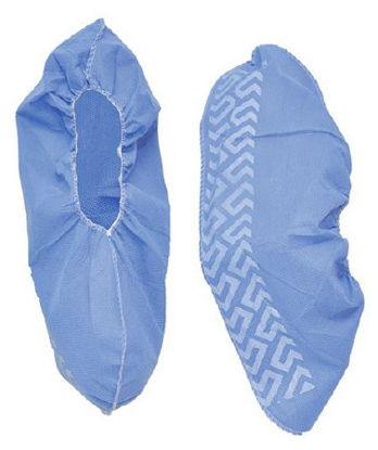 Picture of Shoe Cover X-Large Shoe High Nonskid Sole Blue NonSterile2310NS-BXL