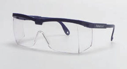 Picture of Safety Glasses Fisherbrand™ Adjustable Temple Hardcoated Clear Tint Black Frame Over Ear One Size Fits Most191302088