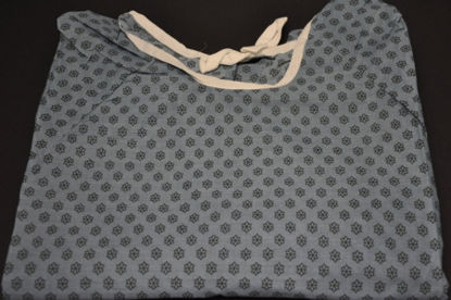 Picture of Patient Exam Gown One Size Fits Most Blue Print Reusable100713