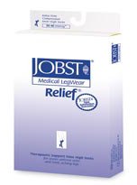 Picture of Compression Stocking JOBST® Relief® Knee High X-Large Beige Closed Toe114809