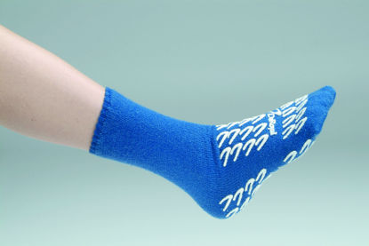 Picture of Slipper Socks One Size Fits Most Royal Blue Above the AnkleM3066-U