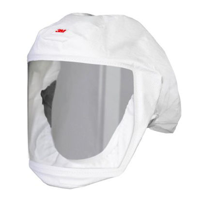Picture of 3M™ Versaflo™ Air Purifying Respirator Headcover Integrated Head Suspension Pull On Closure Small / Medium WhiteS-133S-5