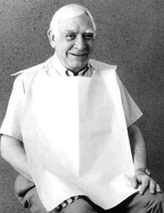 Picture of Bib Encore™ Tie Closure Disposable Poly / Tissue920461