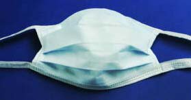 Picture of Surgical Mask Cardinal Health™ Anti-fog Adhesive Pleated Tie Closure One Size Fits Most Green NonSterile ASTM Level 1AT72835