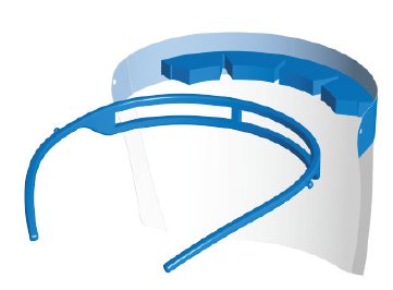 Picture of Face Shield Frames4542CM