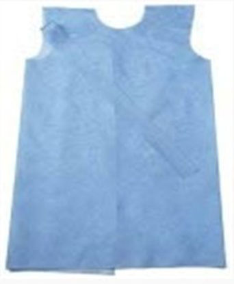 Picture of Patient Exam Gown Premium 2X-Large Blue Disposable4570S