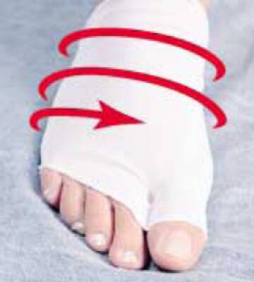 Picture of Compression Sleeve Small White Forefoot6027-S