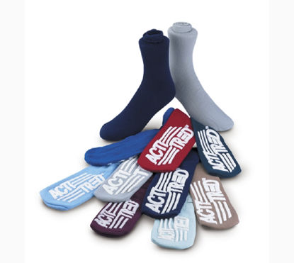 Picture of Slipper Socks Acti-Tred™ 3X-Large Royal Blue Above the Ankle99938