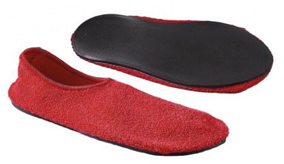Picture of Fall Management Slippers Large Red Below the Ankle6243L