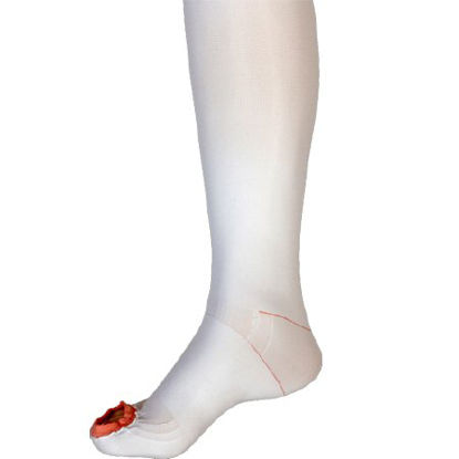 Picture of Anti-embolism Stocking Ultra C.A.R.E™ Thigh High 3X-Large White Inspection Toe868-06