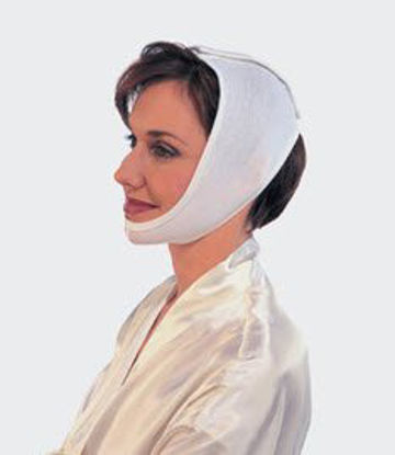 Picture of Facioplasty Elastic Support Jobst® Medium Powernet Fabric White111826