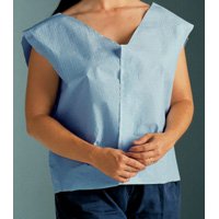 Picture of Exam Cape Blue One Size Fits Most Front / Back Opening Without Closure Unisex70216N