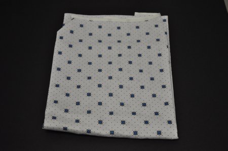 Picture of Patient Exam Gown One Size Fits Most Blue / White Print ReusableV64-0308PT