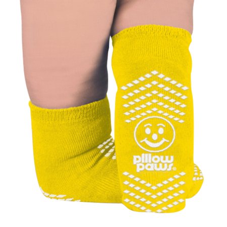 Picture of Slipper Socks Pillow Paws® X-Large Yellow Ankle High3834-001
