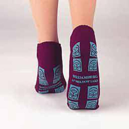 Picture of Slipper Socks TredMates® X-Large Royal Blue Ankle High3816