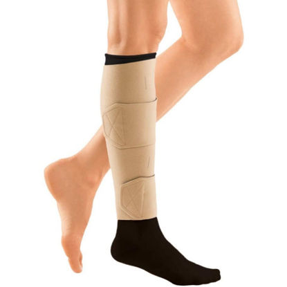 Picture of Compression Wrap circaid® juxatalite® HD Lower Leg 2X-Large / Short Tan Open ToeCJL3S005